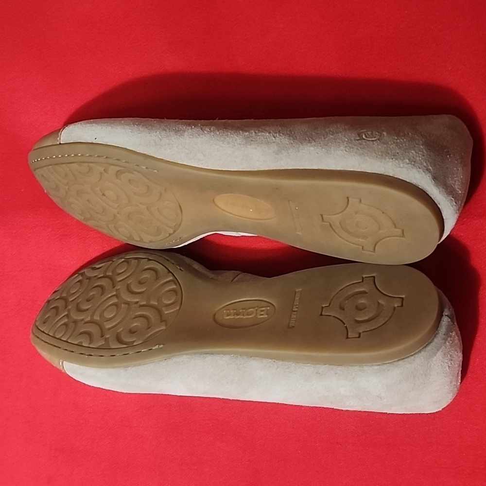 Born BATTI Mixed Media Faux Suede Ballet Flats - Picture 7 of 11